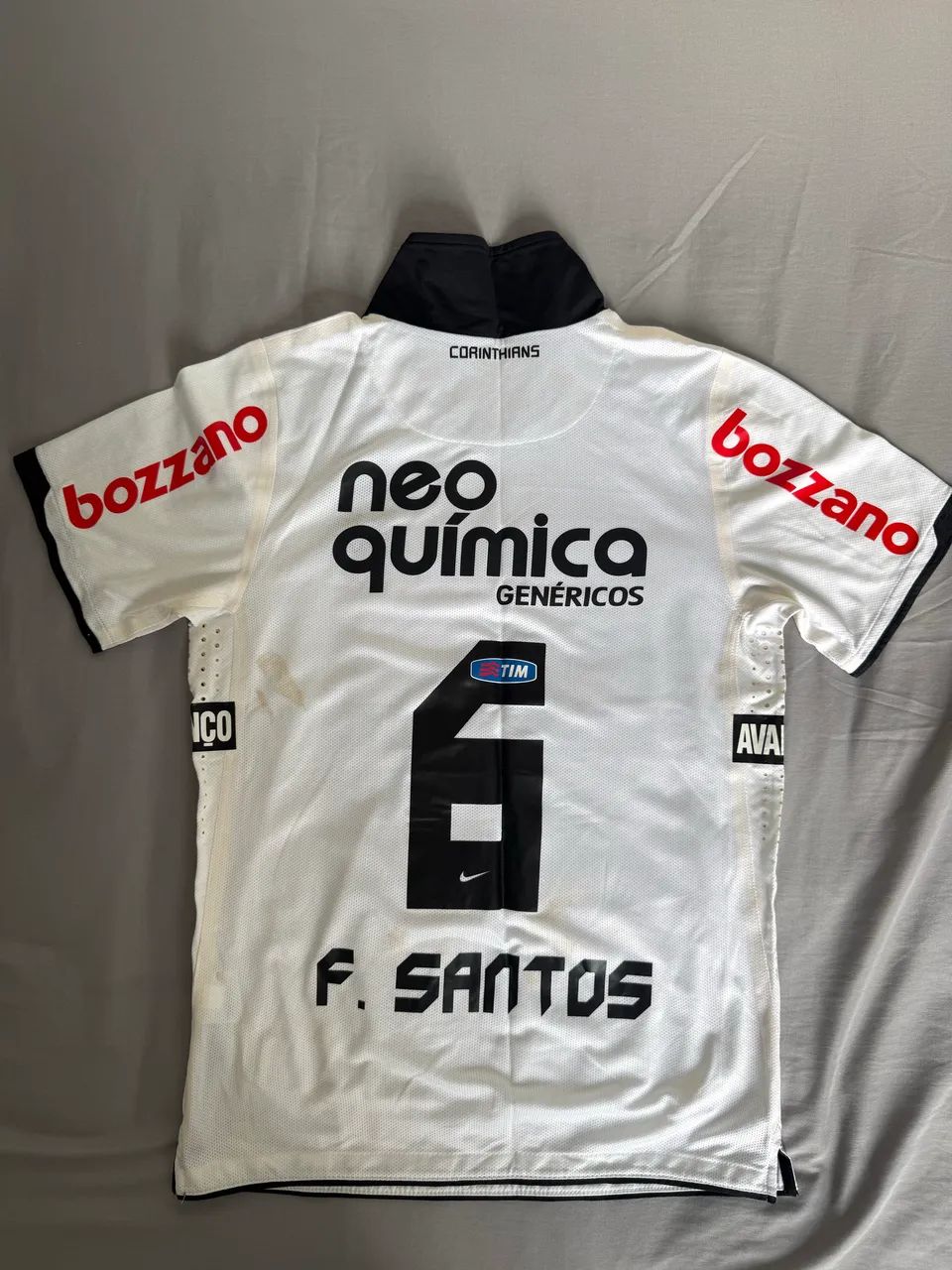 Camisa Corinthians 2012 Libertadores/Mundial - Fábio Santos (Usada em Jogo)