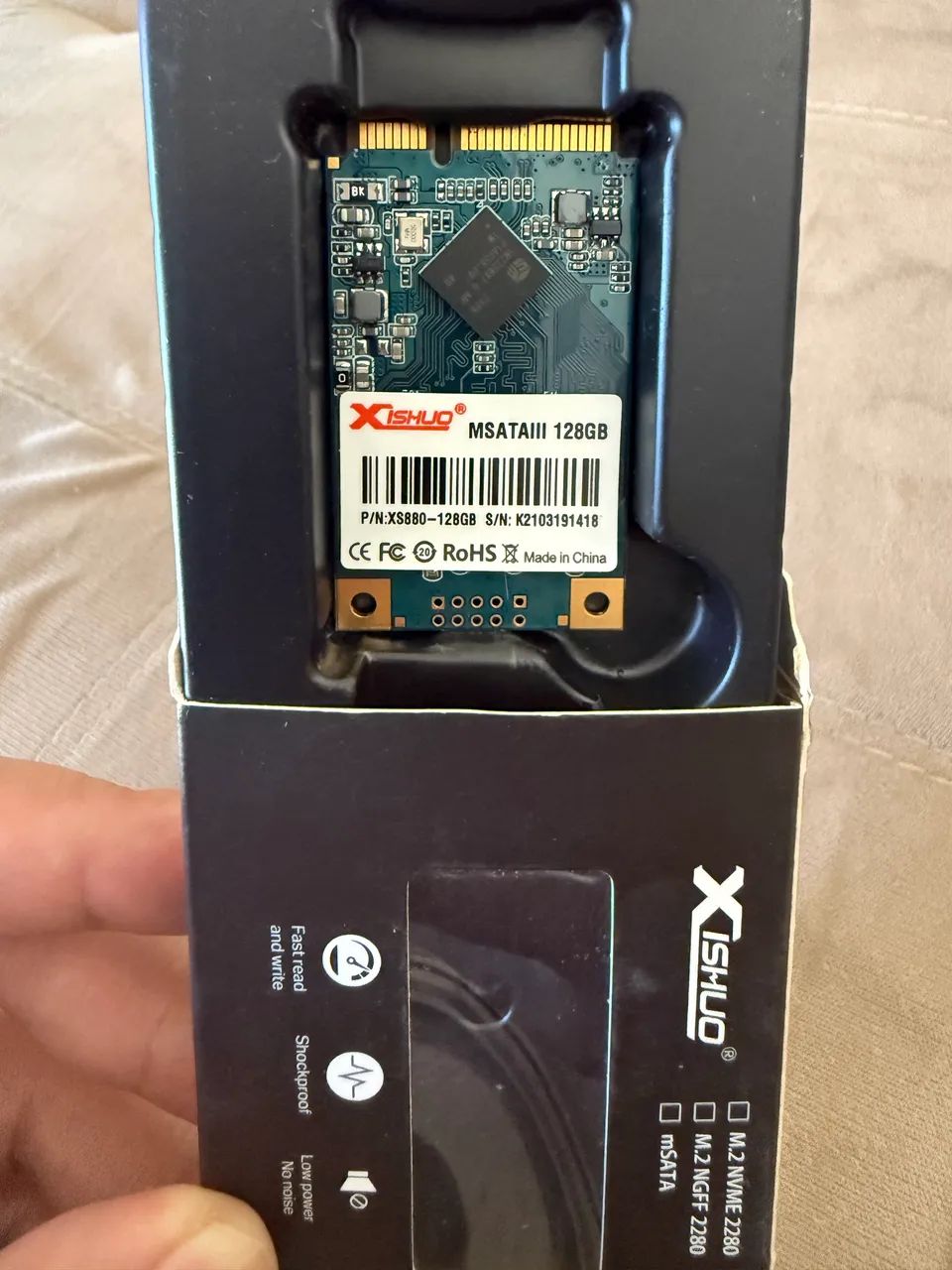 SSD M2 SATA 128 GB LACRADOS GENlll - Foto 3