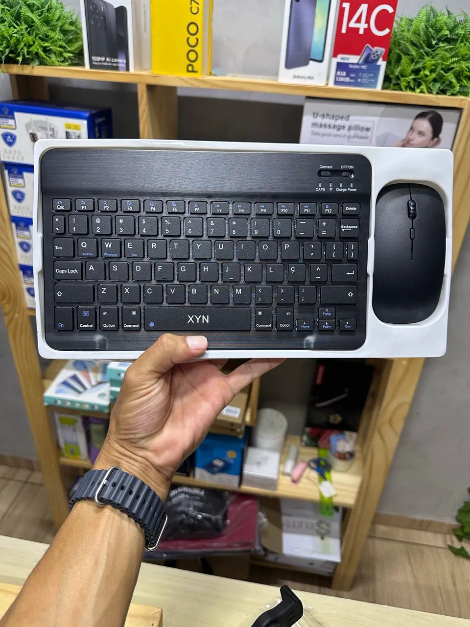 Teclado e Mouse Bluetooth Conecttashop - Foto 2