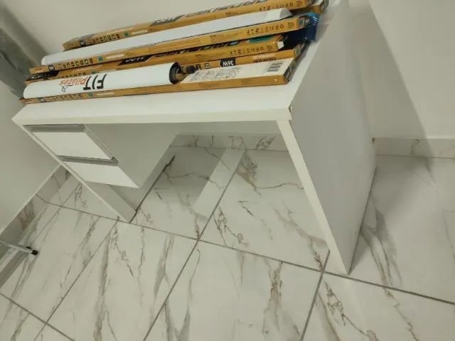 Mesa branca MDF - Foto 2