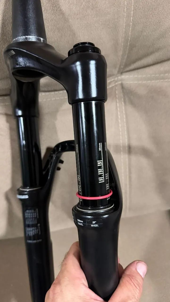 suspensão rock shox reba 100 mm, estado de nova . - Foto 3