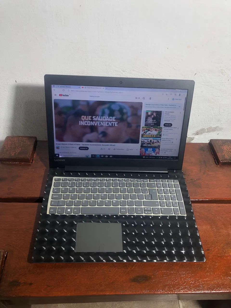 Notebook Lenovo  processador Celeron Ssd 128  gb 4 gigas de ram  Bateria durando 3 horas - Foto 3
