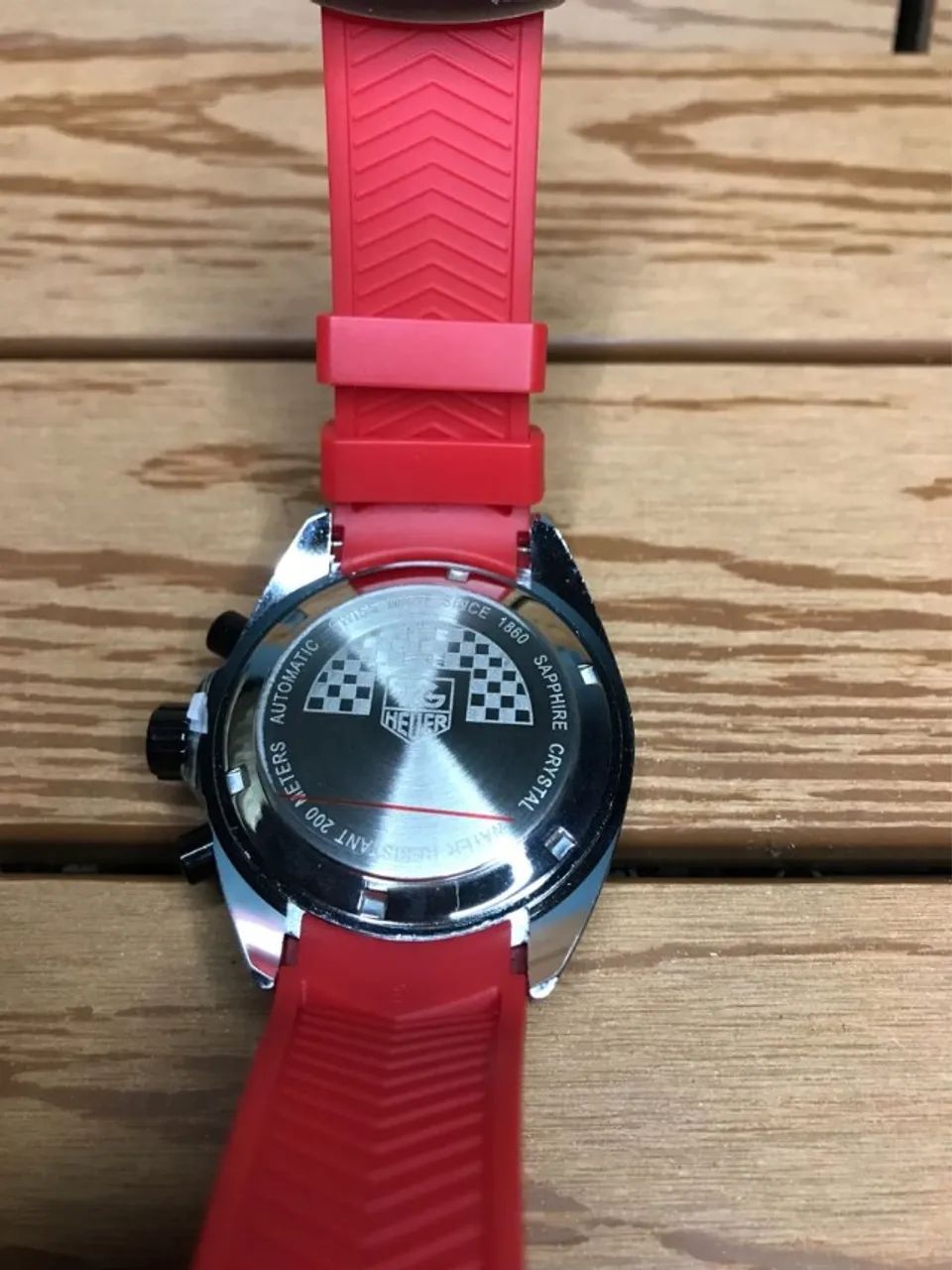 relógio tag heuer fórmula 1 vermelho - Foto 4