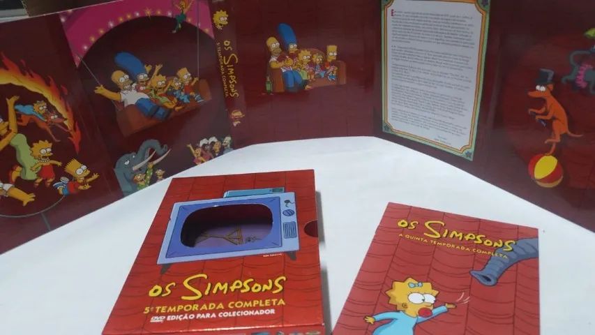 DVD Box Quadruplo Os Simpsons - 5ª Temporada Completa - Edição Para Colecionador ( 23954 ) - Foto 5