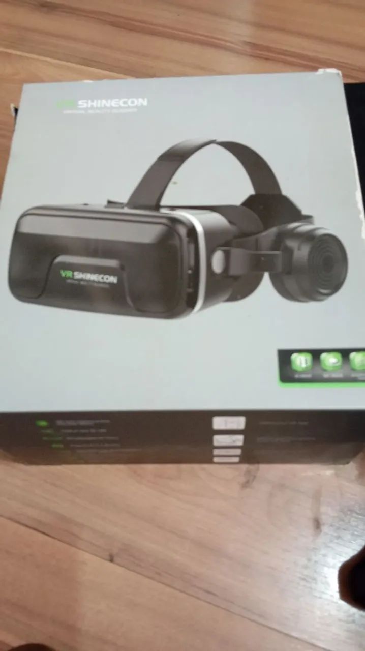 Óculos Shinecok VR com dois controles  - Foto 3