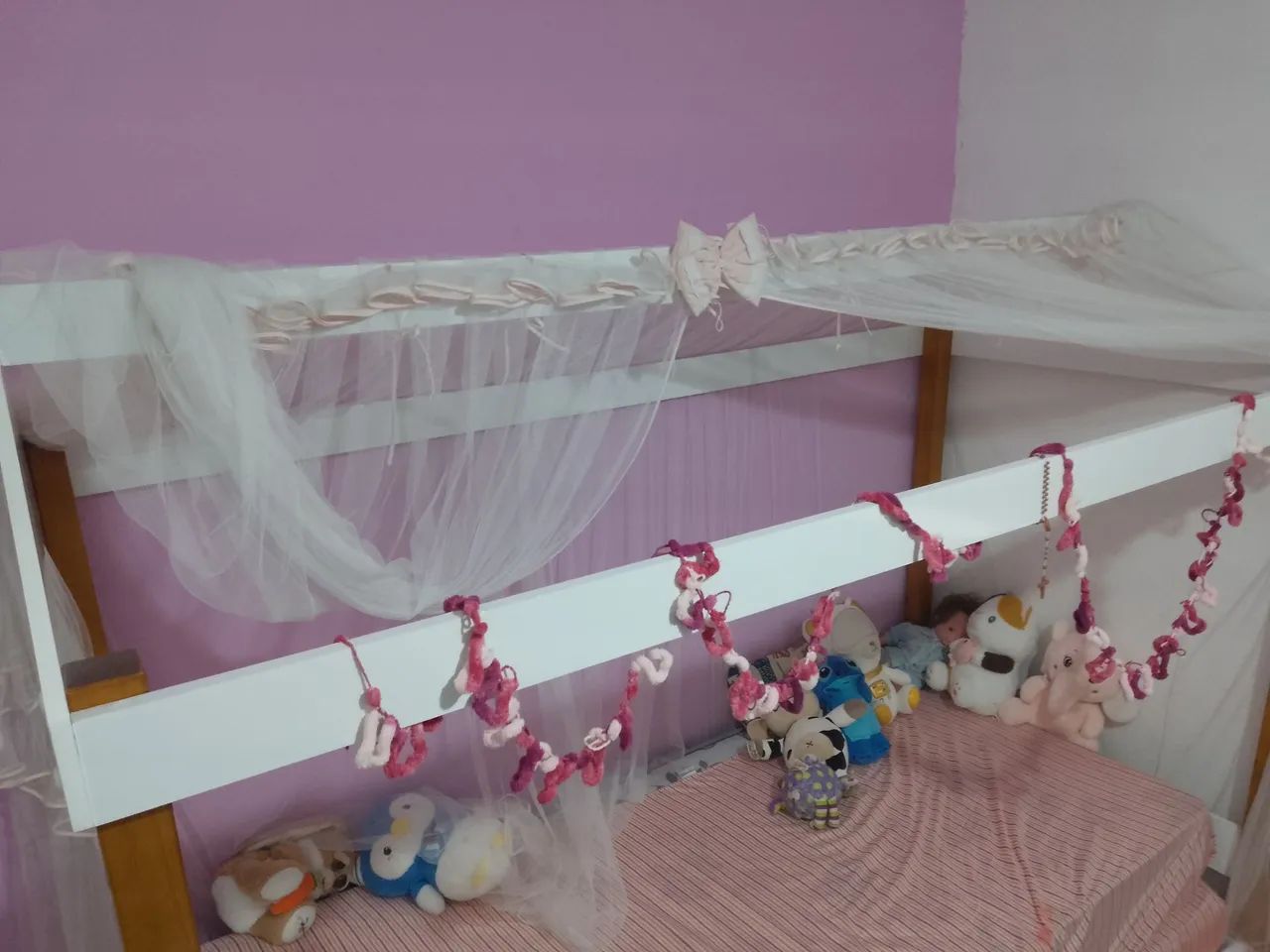 Cama Bicama infantil tipo princesa  - Foto 5