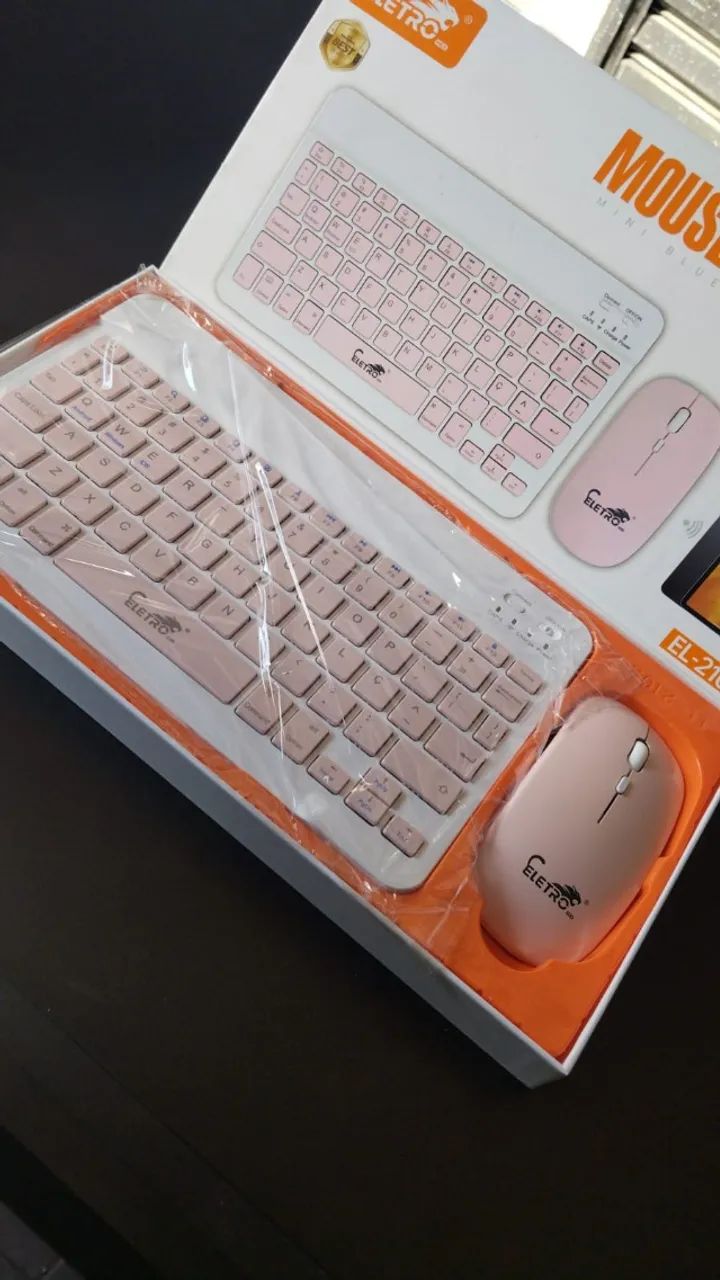 teclado sem fio com mouse - Foto 2