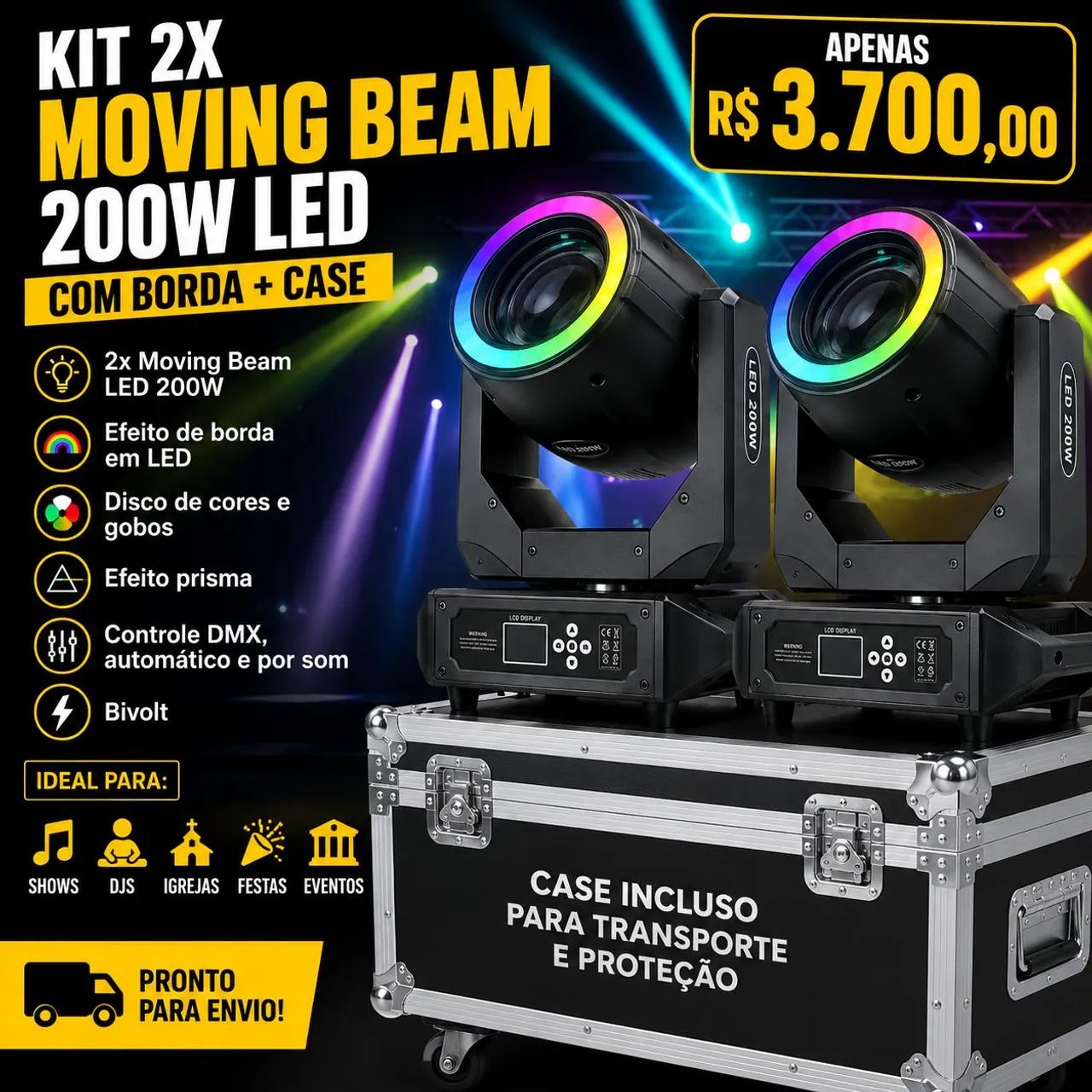 Kit 2x Moving Beam 