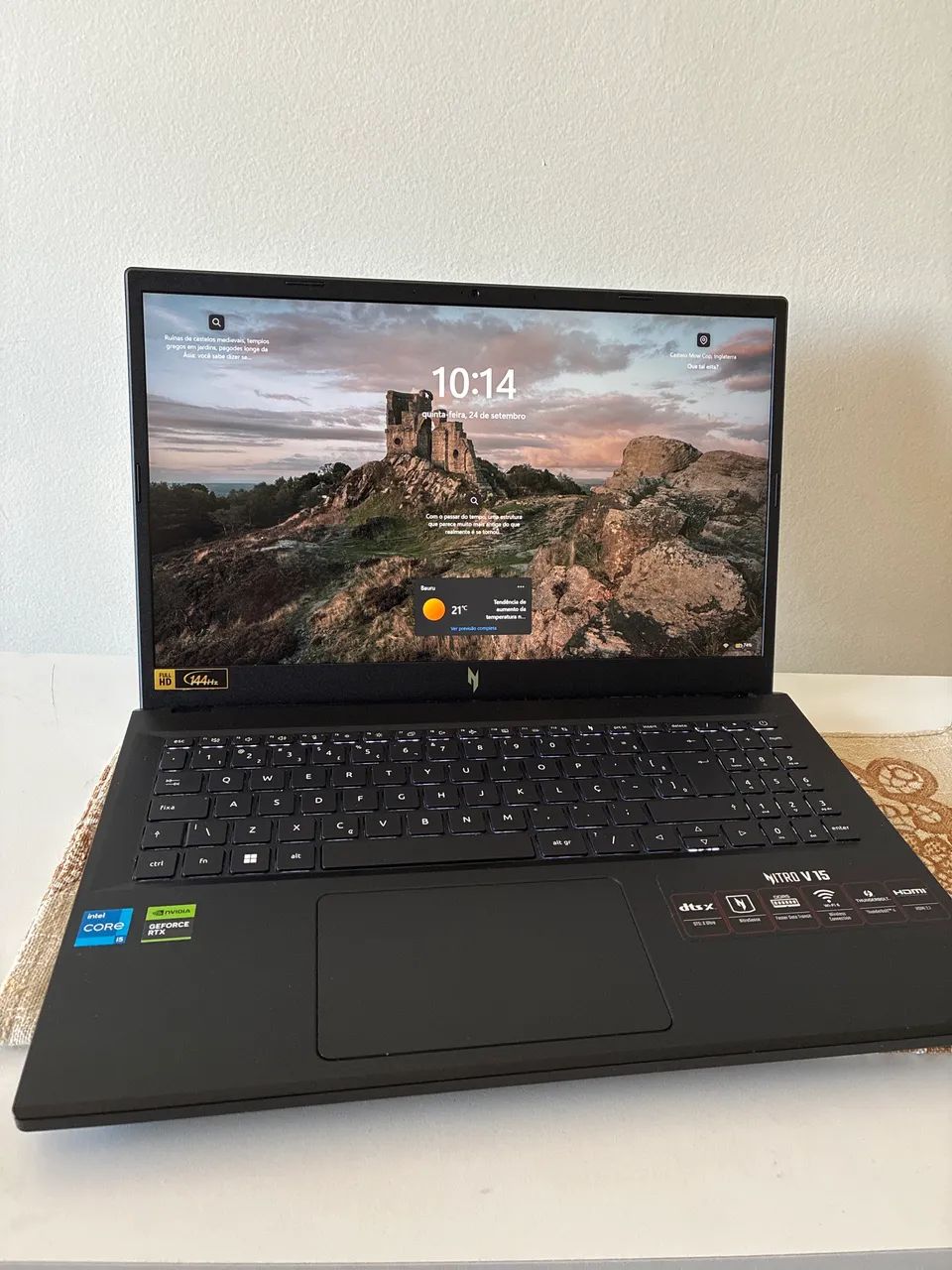 Notebook Acer Nitro V15 - I5 13420H RTX 2050 8 GB
