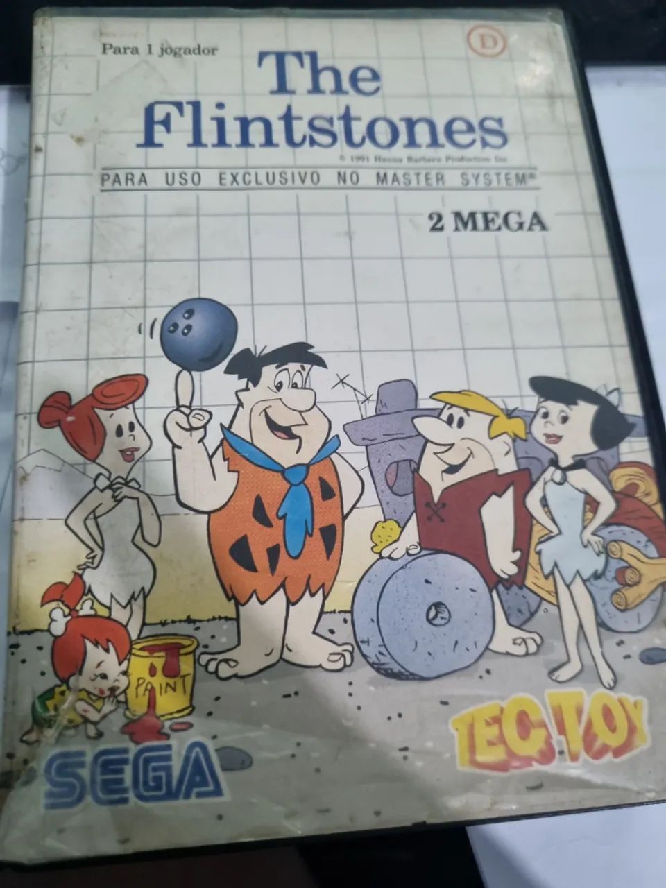 The Flintstones Master System TecToy Original com Caixa - Raro Retrô Sega