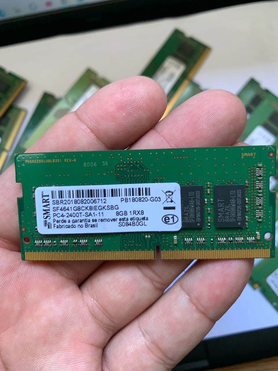 Memória RAM DDR4 8gigas 