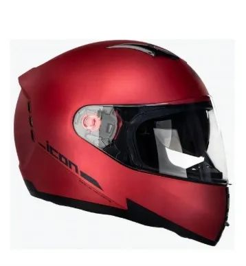Capacete Peels Icon Classic Cor Red Fosco com Grafite Premium