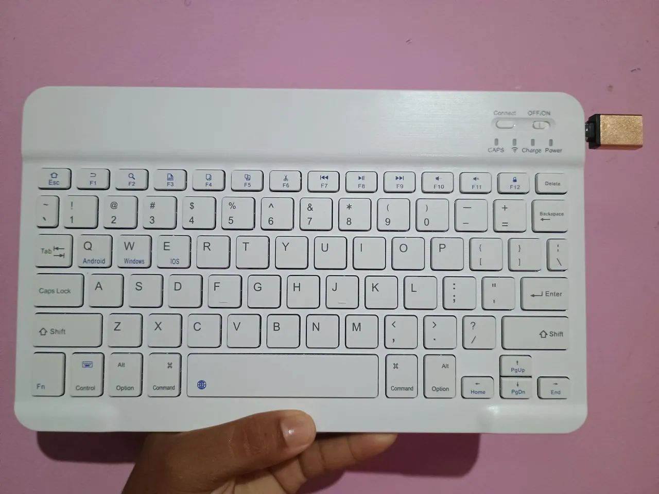 TECLADO E MOUSE SEM FIO, VIA BLUETOOTH  - Foto 2