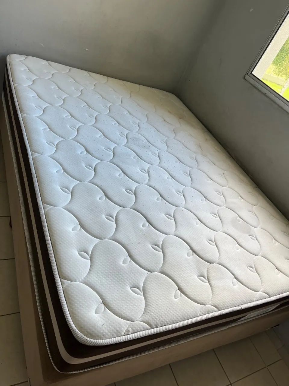 Cama box casal + colchão  - Foto 2