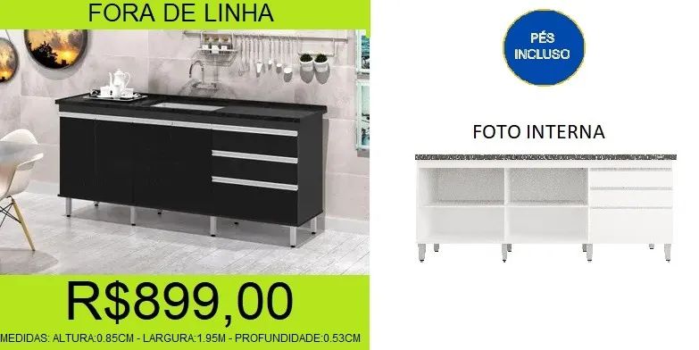 gabinete - pia - 1.95M - compre e retire no mesmo dia 