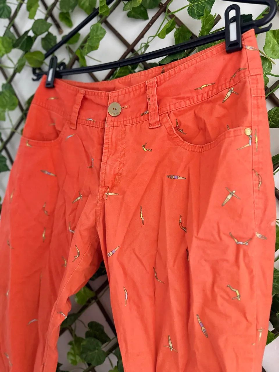 Calça FARM laranja/coral - Foto 4