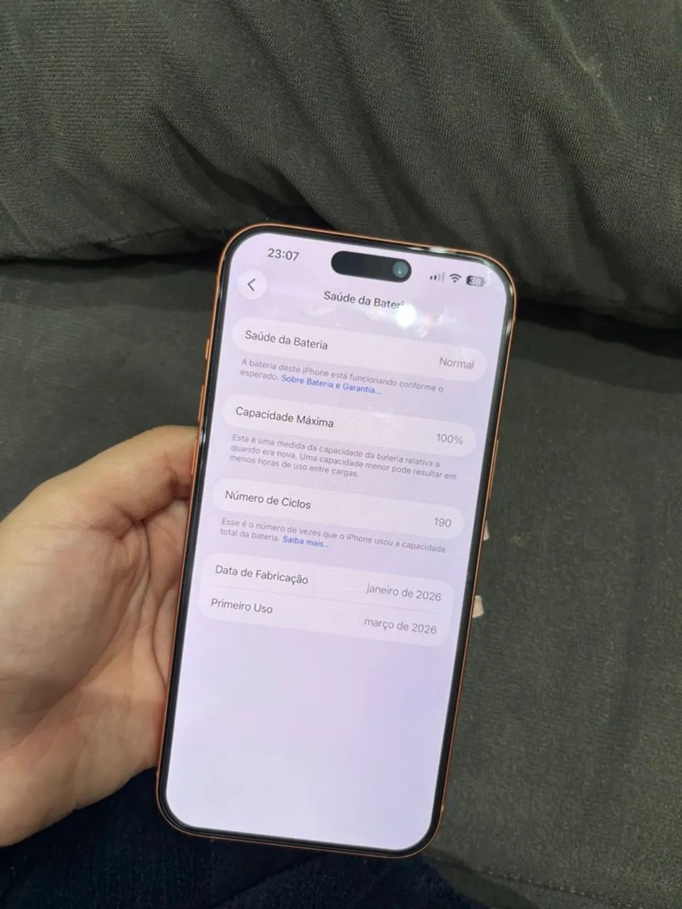 iPhone 17 pro max 256 gb laranja  - Foto 4