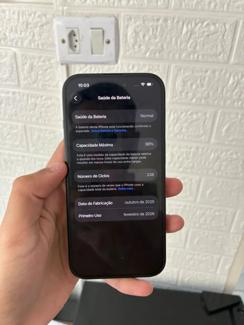 iPhone 16 128GB - Bateria 98% - Foto 3