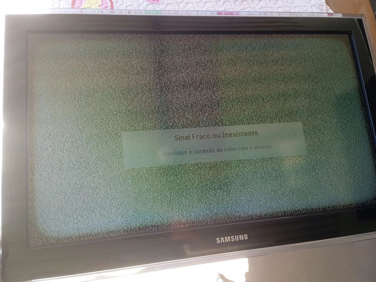 TV 32" Para concerto a tela tá sumindo com o tempo