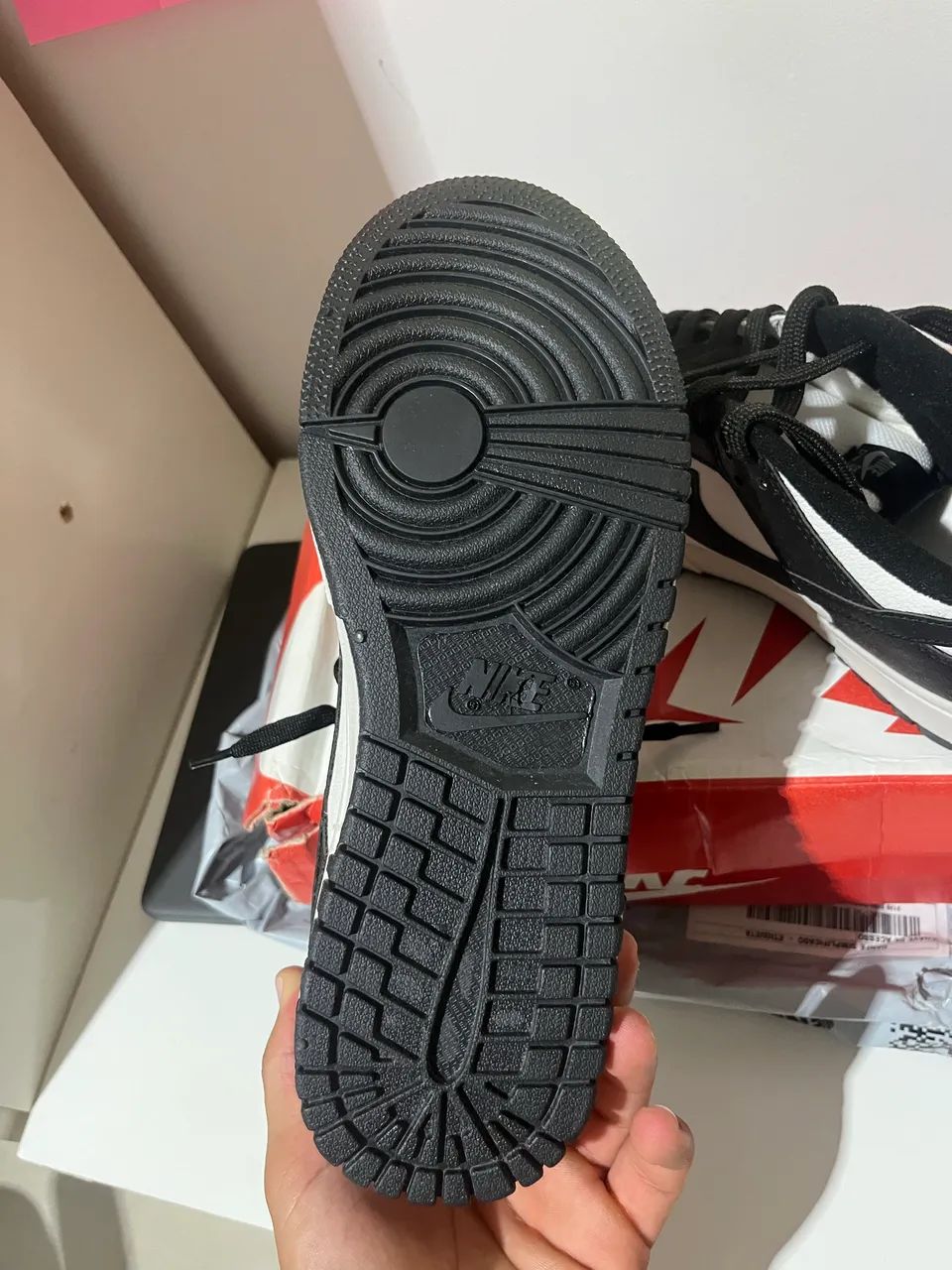 Tênis Nike Dunk Low Retro Panda - Foto 5