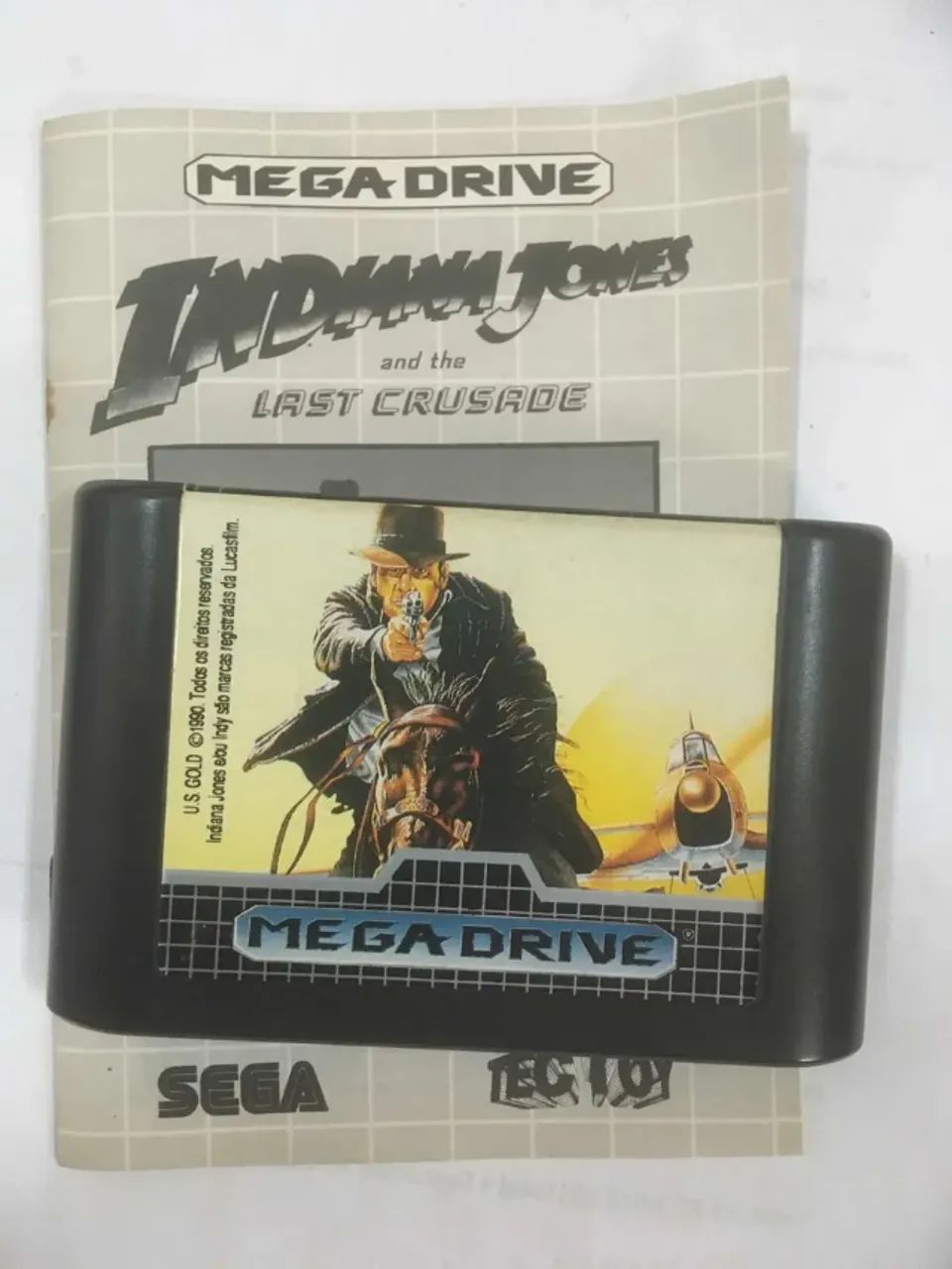 Indiana Jones Ultima Cruzada Tec Toy Original Mega Drive - Jogos