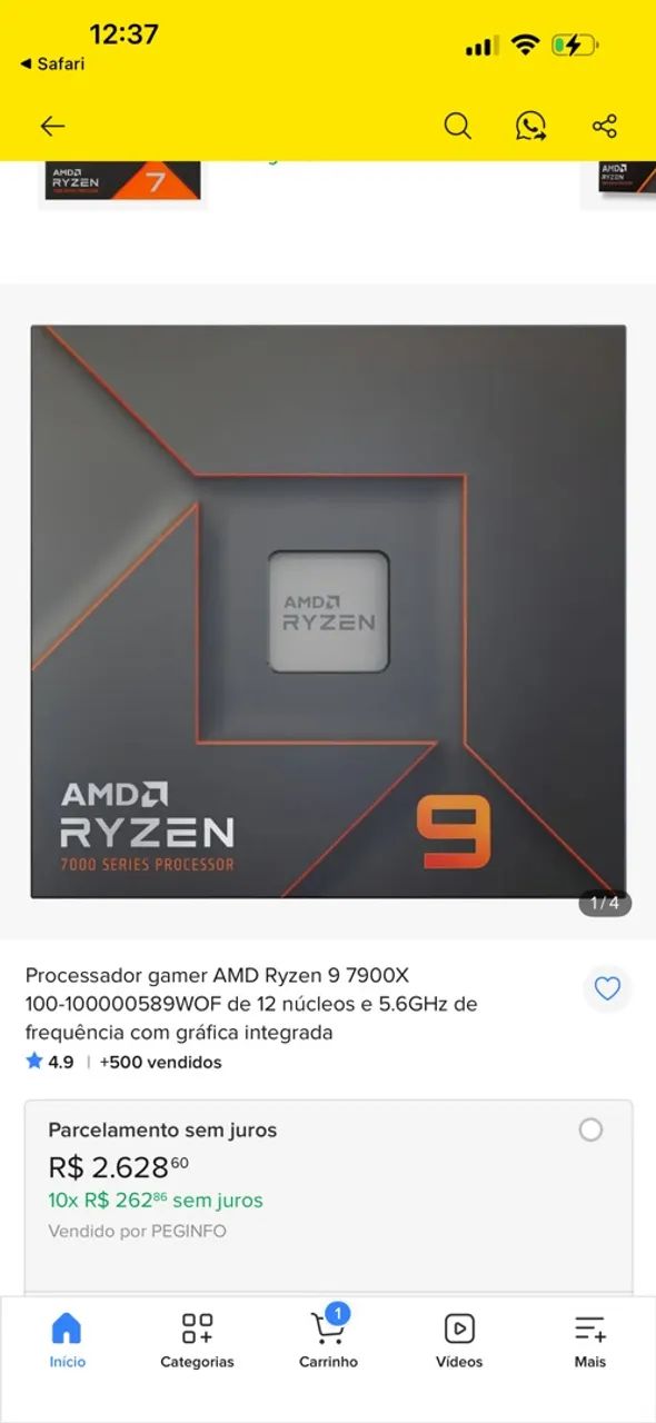 Ryzen 9 7900x - Foto 2