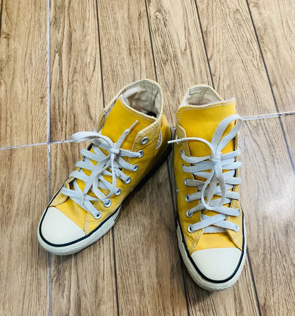 Converse chuck taylor amarelo 34 - Foto 4