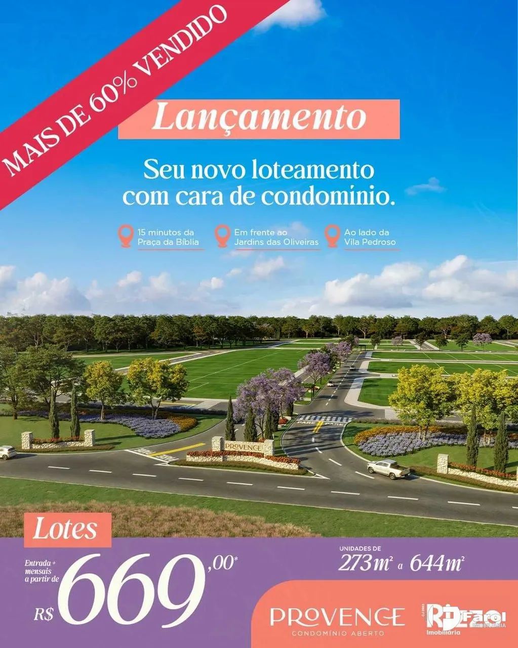 Loteamento Residencial Provence - Lançamento