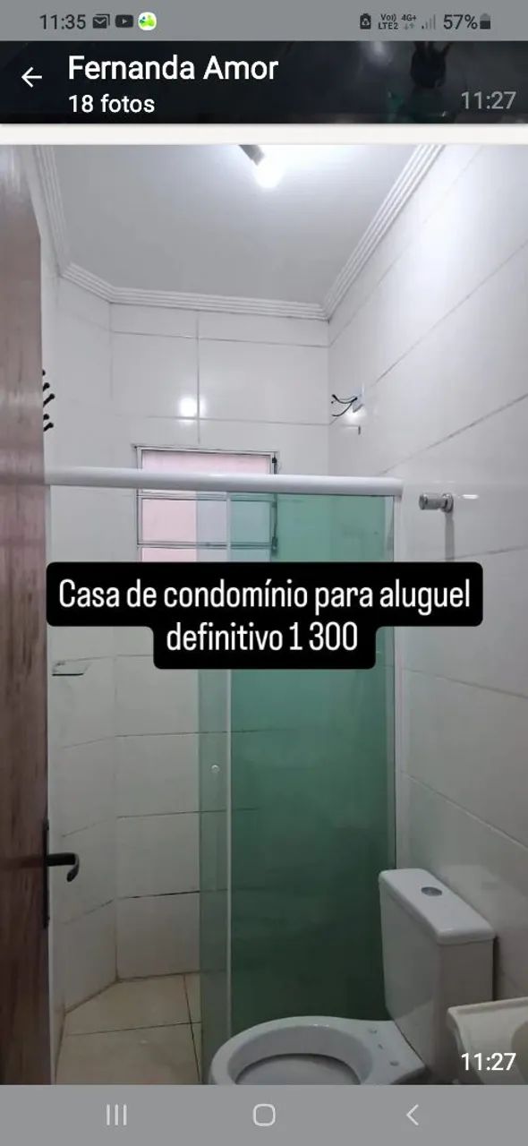 Alugo casa com 2 dormitórios 