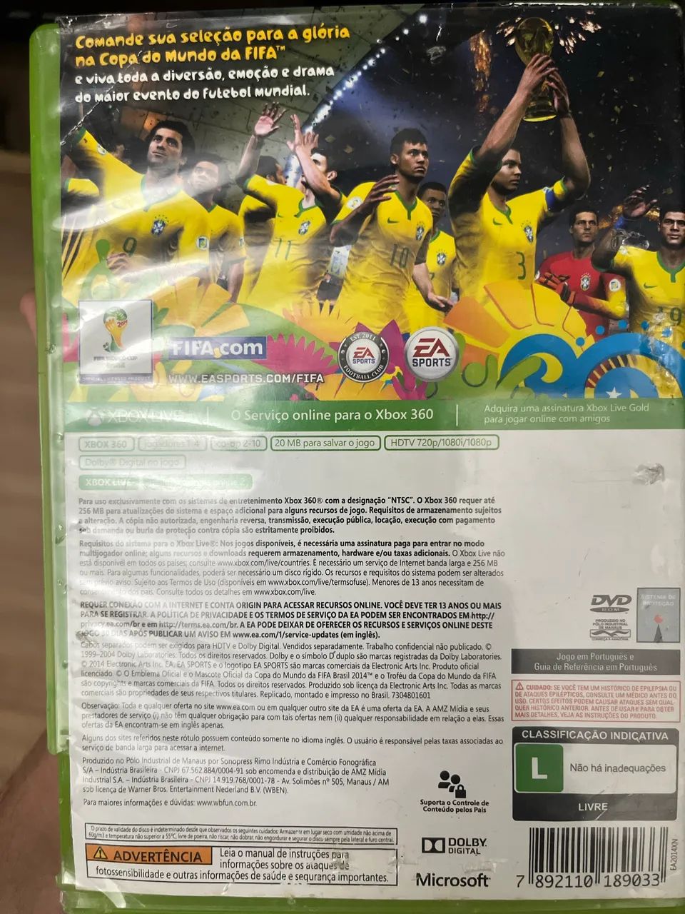 Copa do mundo fifa 2014 - XBOX 360 - Foto 2