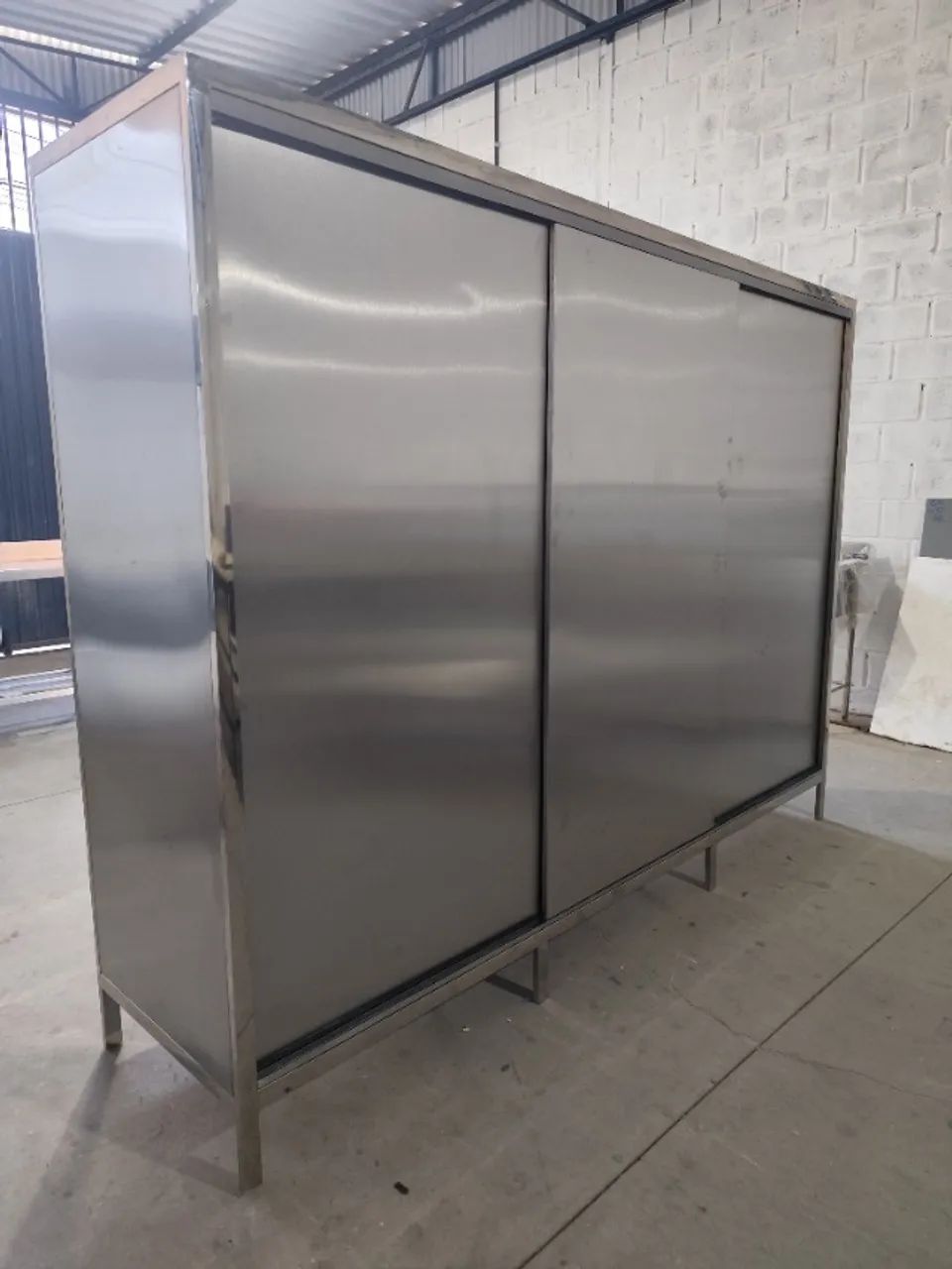 Armário inox para cozinha industrial