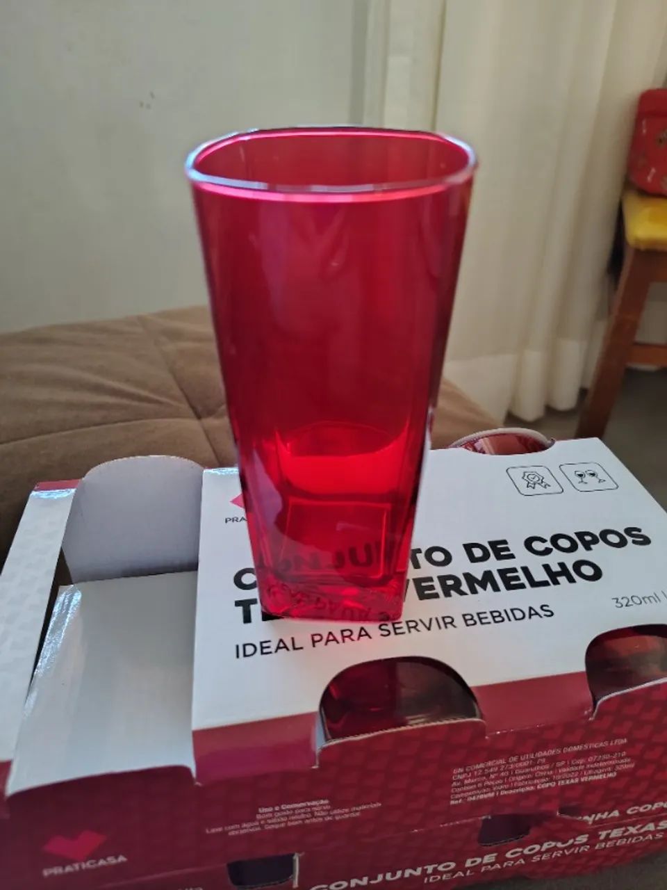 Conjunto de copos - 6 unidades 