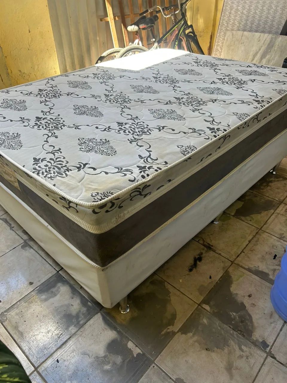 Cama base+colchao (Frete Grátis) - Foto 4