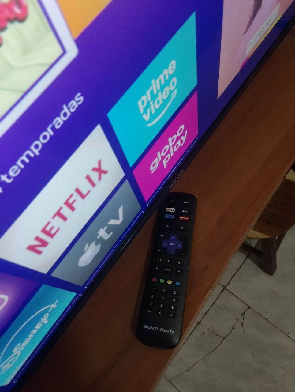 Tv smart 4k Roku 32 polegadas barata - Foto 3