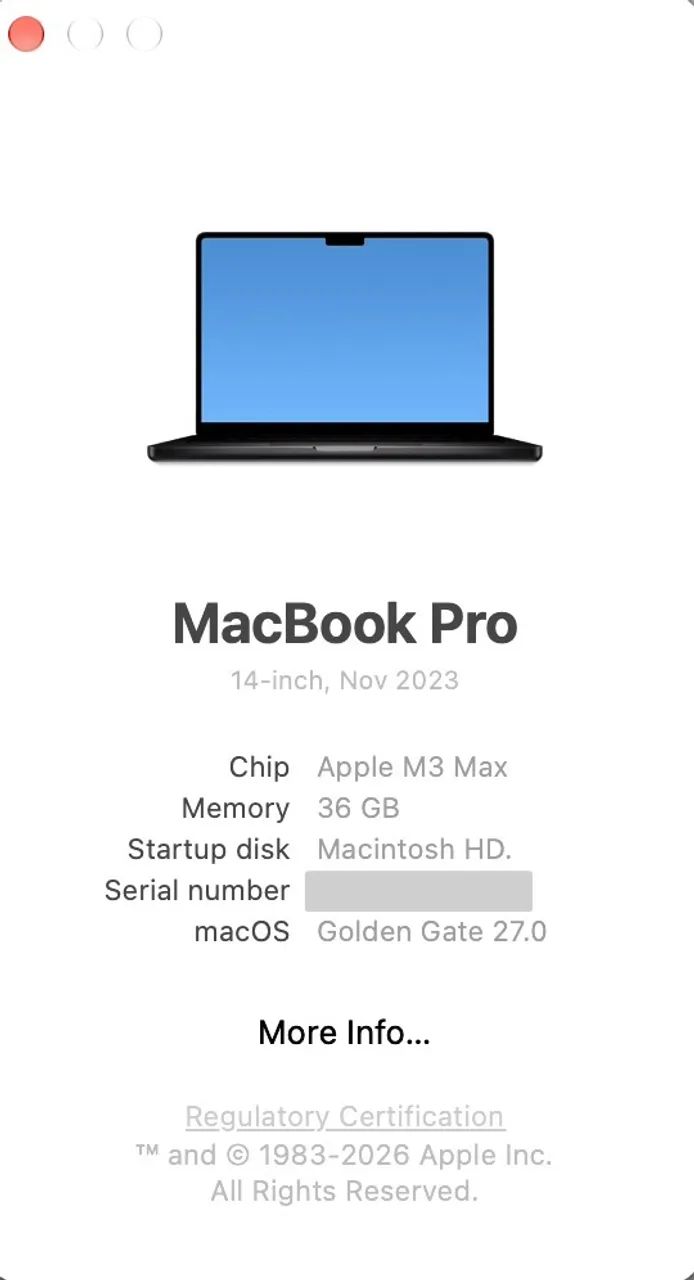MacBook Pro M3 Max 36GB/1TB - Garantia até 2027 + AppleCare+ - Foto 2