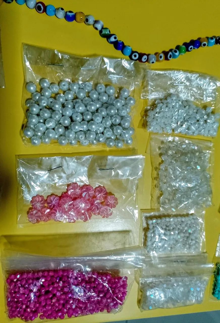 Várias miçangas para artesanato  - Foto 3