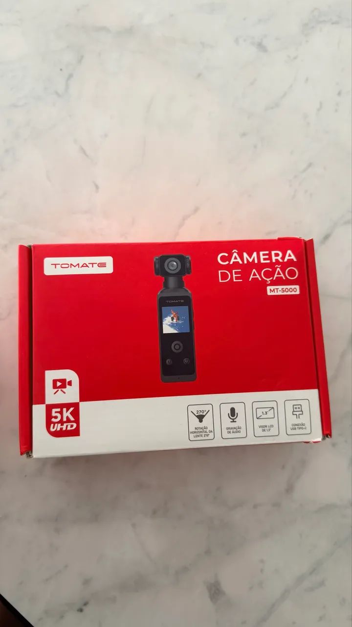 Câmera de Ação Nova 5k Tomate T5000 Nova  - Foto 4