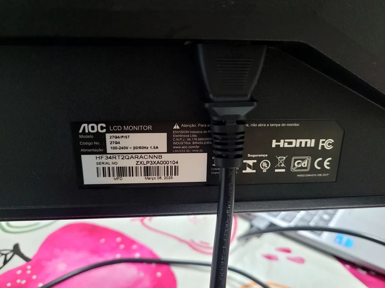 Monitor Gamer AOC 27 polegadas - Foto 3