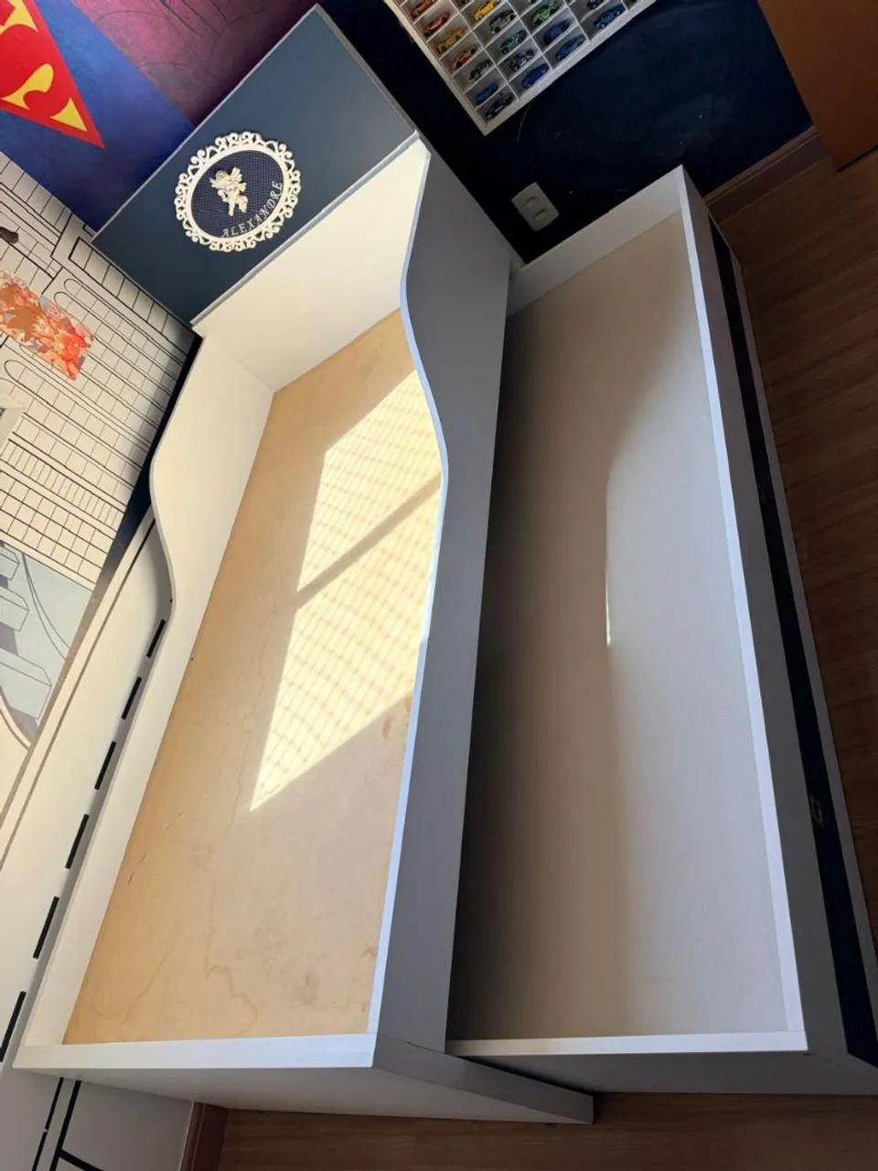 Cama Solteiro com Cama Auxiliar e 3 Gavetas - Foto 2