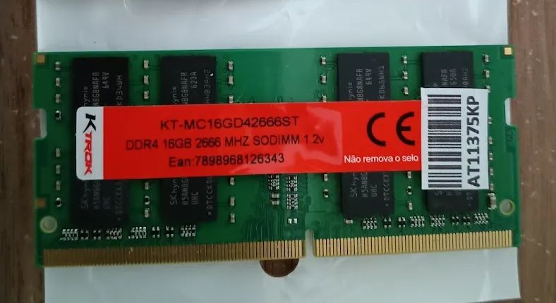 Memoria 16GB DDR4 (notebook)