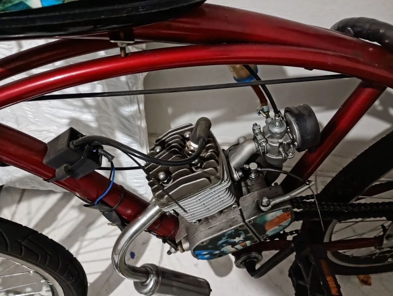 Bicicleta motorizada 80 cc - Foto 3