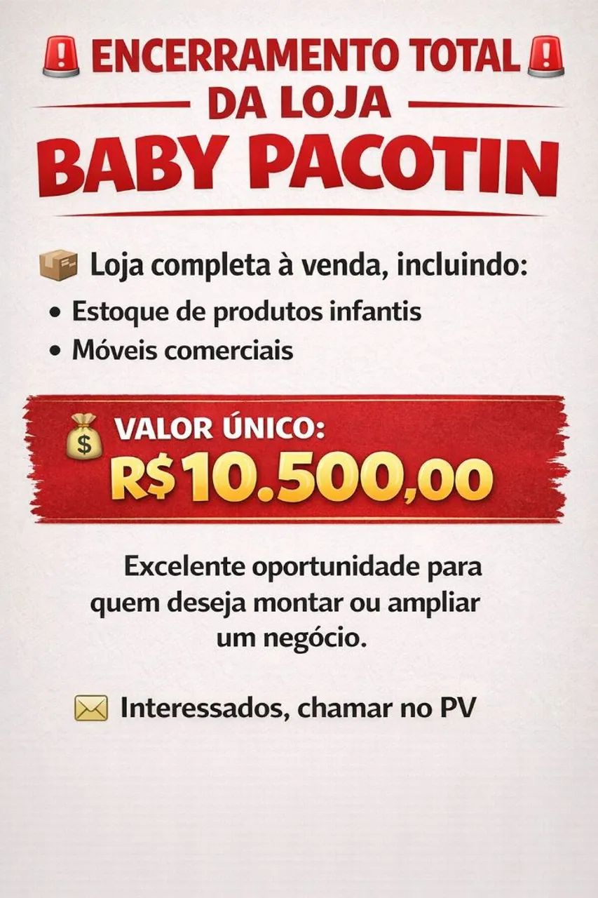 Encerramento de loja  - Foto 2
