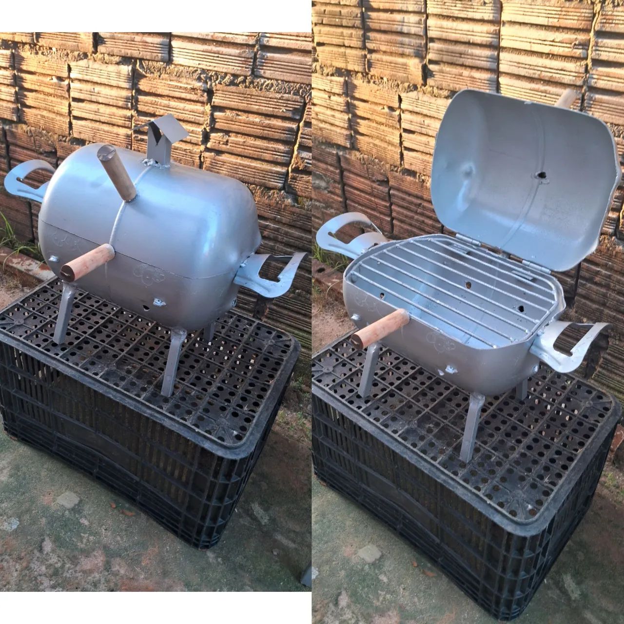 Churrasqueira no bafo em aço 1 - Foto 2