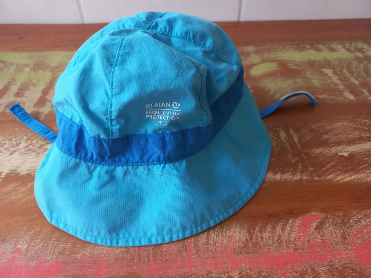 Chapéu de praia infantil com proteção UV 50 - Olaian - Em excelente estado