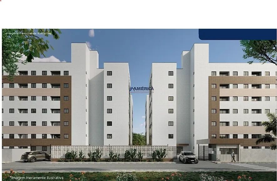 Apartamento 2 Quartos com 41m² - Indústrias