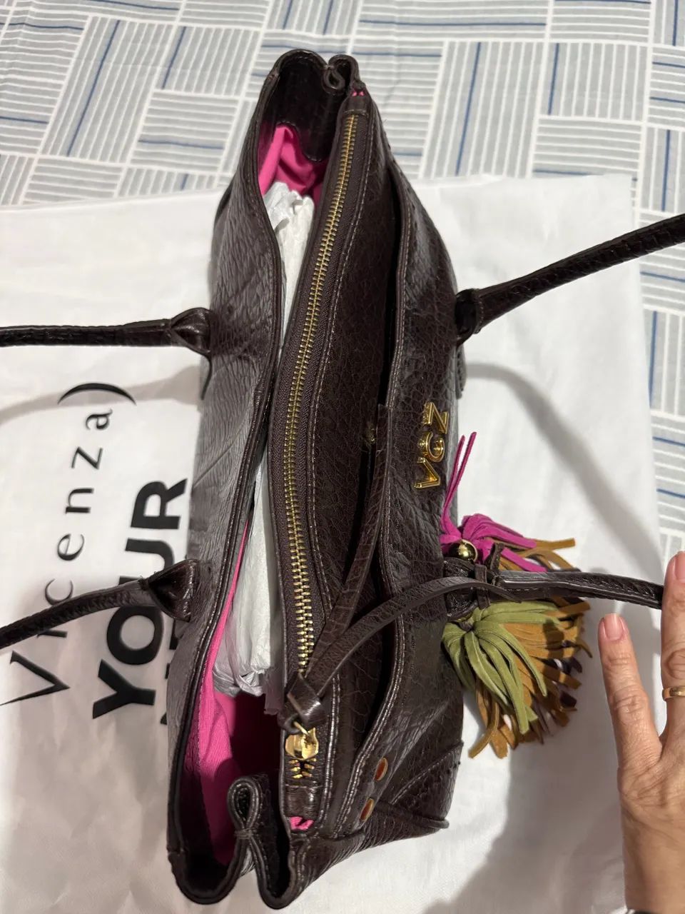Bolsa de couro Vicenza  - Foto 5
