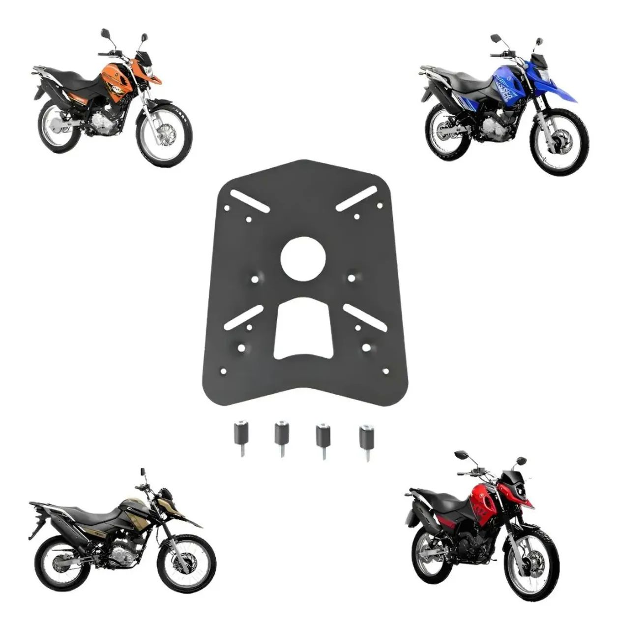 Suporte chapa baú Crosser 150 Chapam - Foto 3