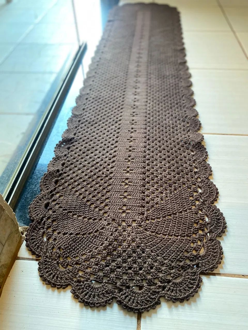 Passadeira de crochê 