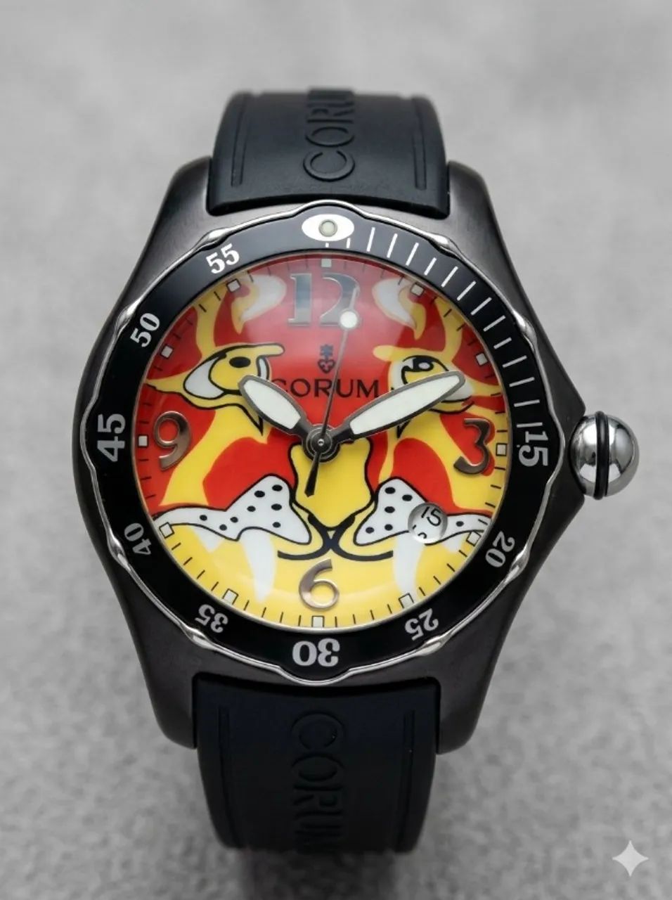 Relógio Corum Bubble Dive Bomber "Flying Tigers" - Ed. Limitada (mec. automatico chines) - Foto 2