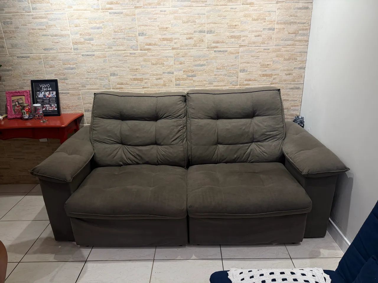 Sofá retrátil e reclinável- 2mt de largura 65163269537153121